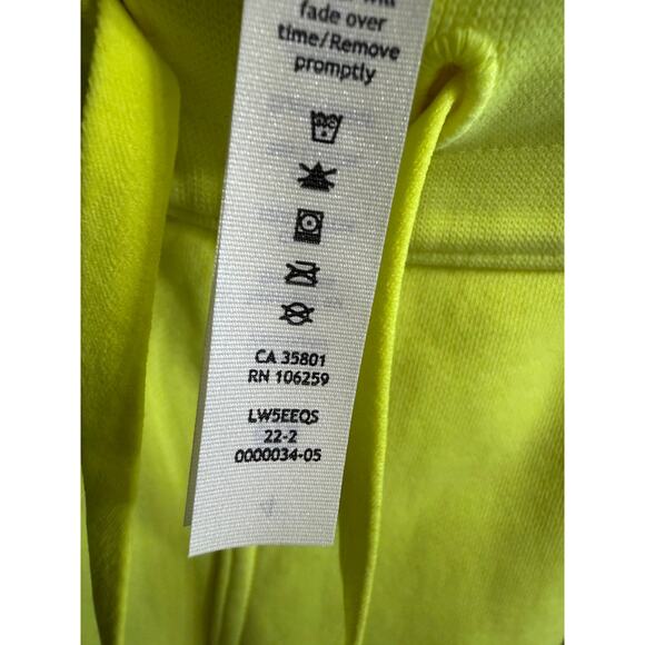 Lululemon Scuba High-Rise French Terry Jogger Neon Highlight Yellow Womens 4 New - Picture 10 of 11